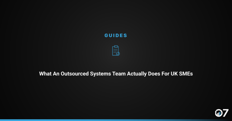 UK business team working with automated systems and workflow integration