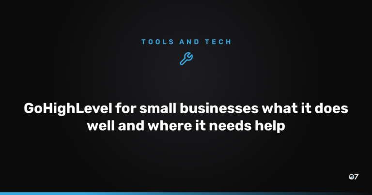 Small business owner reviewing a CRM and automation dashboard on a laptop